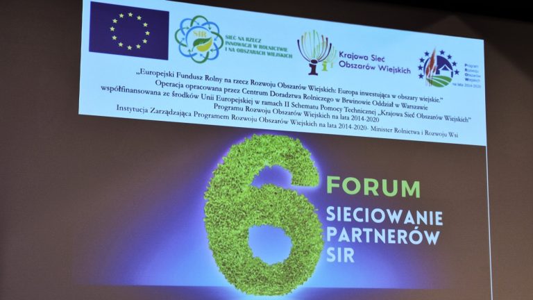 O projekcie AgrifoodTEF na VI Forum Sieciowanie Partnerów SIR