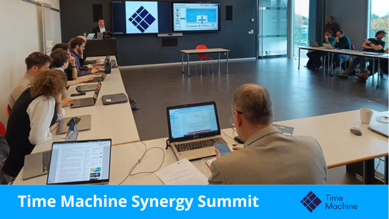 Prezentacja DARIAH-HUB Poland na The Time Machine Synergy Summit 2024